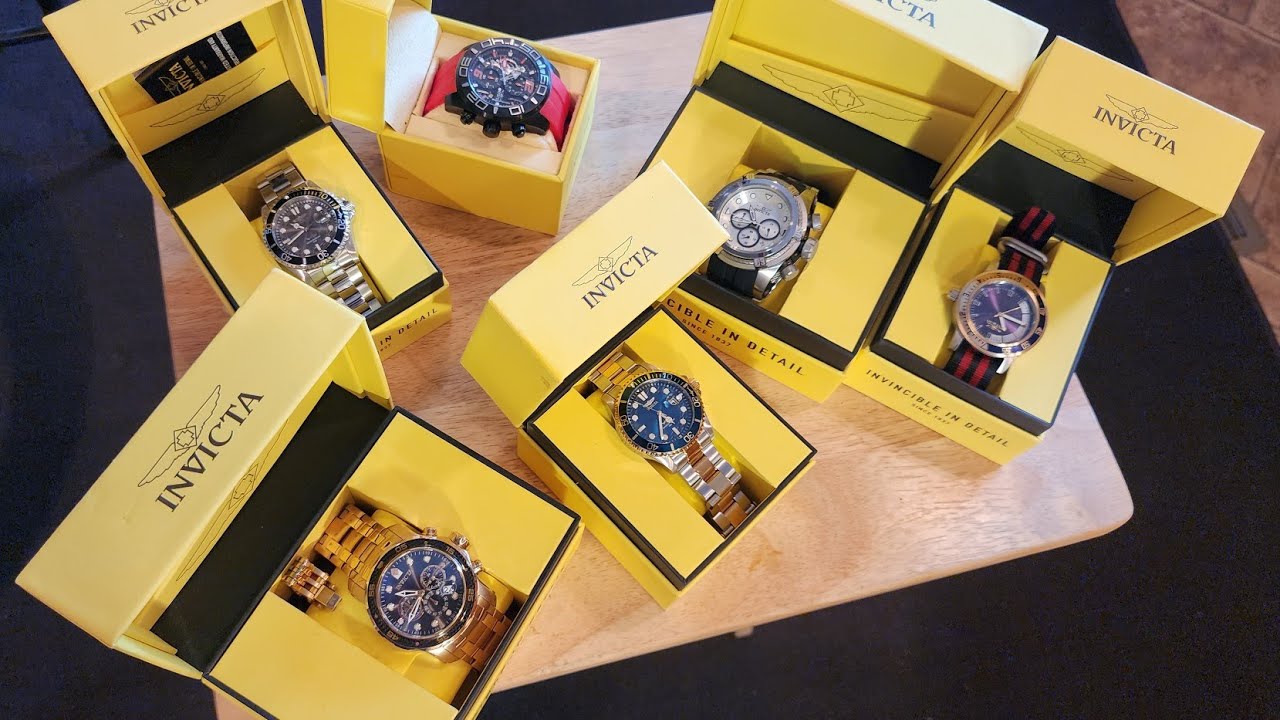 My Invicta watch ⌚️ collection Aug 2023