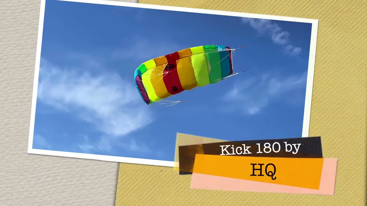 Kick 180 Single Skin Kite, Lenkmatte, ab 10 Jahren, 63x180cm, flugfertig