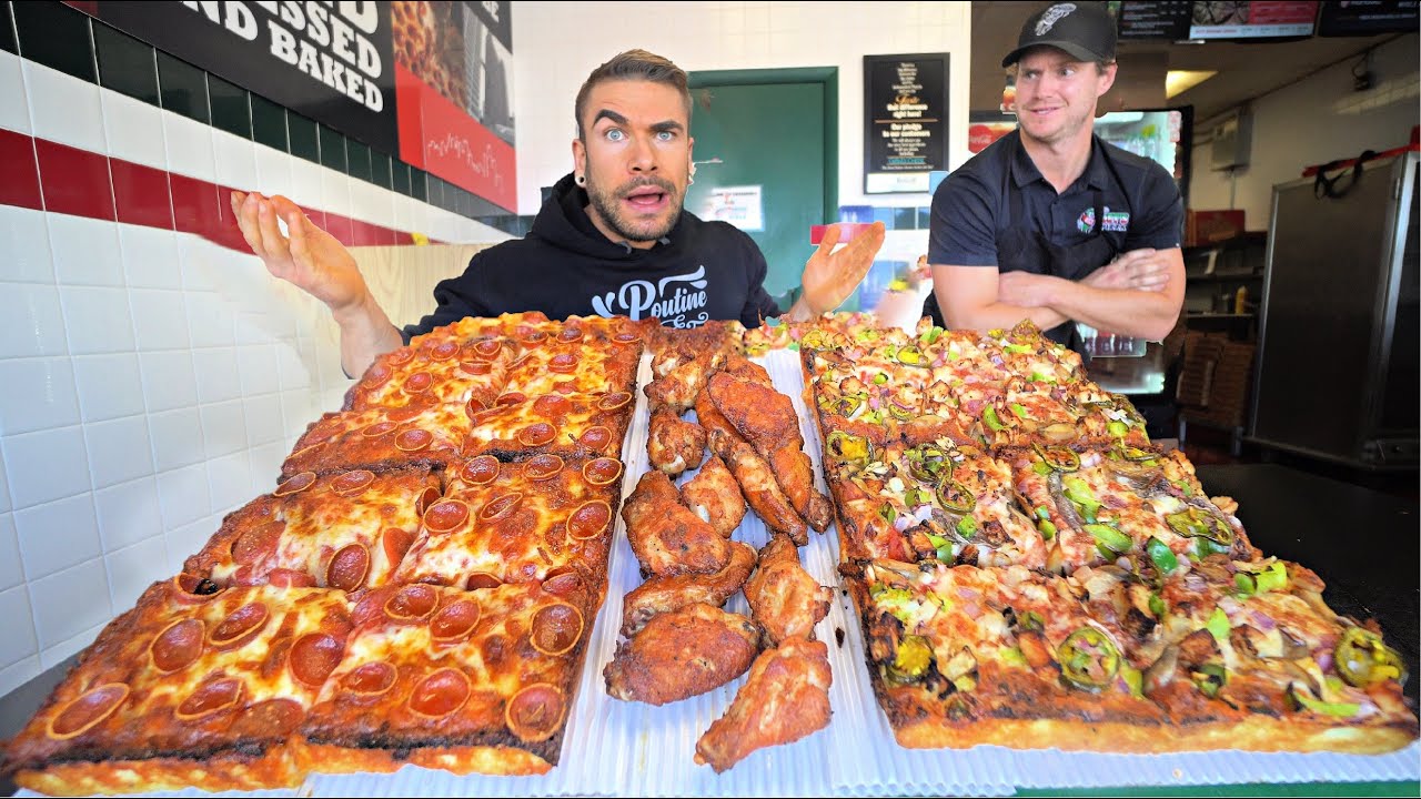 EVERYONE SAID I WAS CRAZY FOR TRYING THIS PIZZA CHALLENGE | Joel Hansen