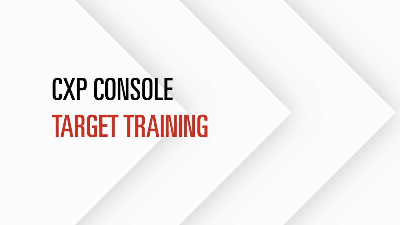 Demonstrating Target Training Across Multiple Metrics on a CXP Cycle