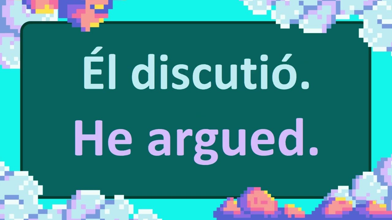 Learn 500 Spanish Past Tense Phrases in Just Two Words! Spanish Learning Made Quick and Easy