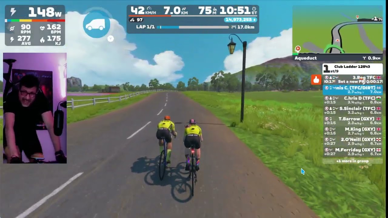 Galaxy Hyperion vs TFC Omega @ Douce France - 2026-01-26 #clubladder  #zwift