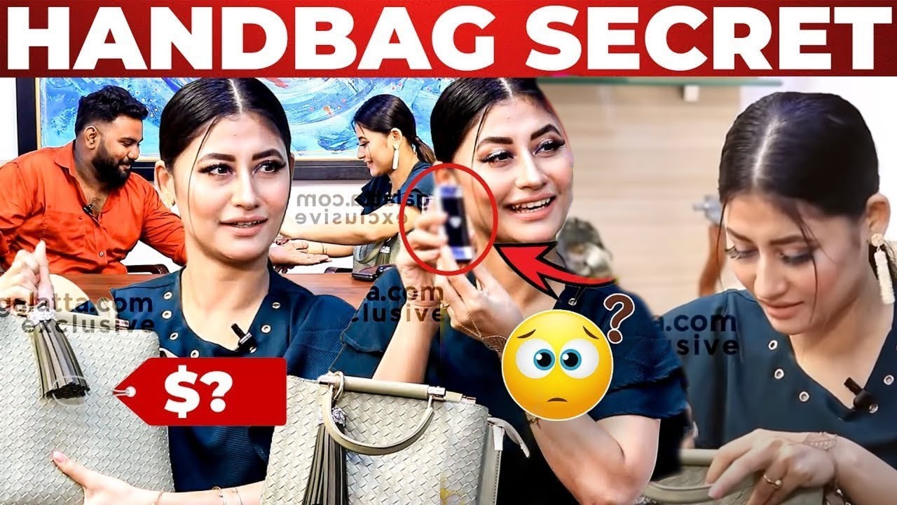 Shooting-ல கூட Own Makeup தான் போடுவேன்..! - Cooku with Comali Sunita Handbag Secrets