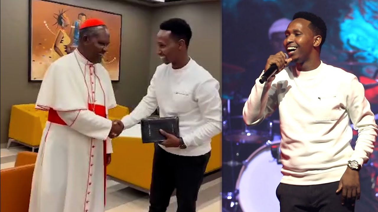 Bwa Mbere Cardinal KAMBANDA ahaye Israel Mbonyi IMPANO| kugira UMUTIMA wa KRISTO Mu isi ishaririye