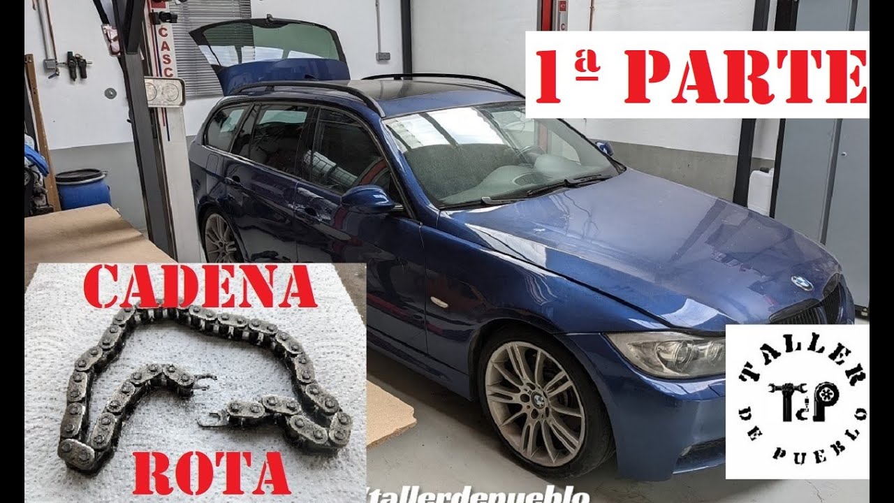 Rotura cadena distribución BMW M57, 325d/330d, E90/91/92/93. CAPÍTULO 1: DIAGNÓSTICO y DESMONTAJE