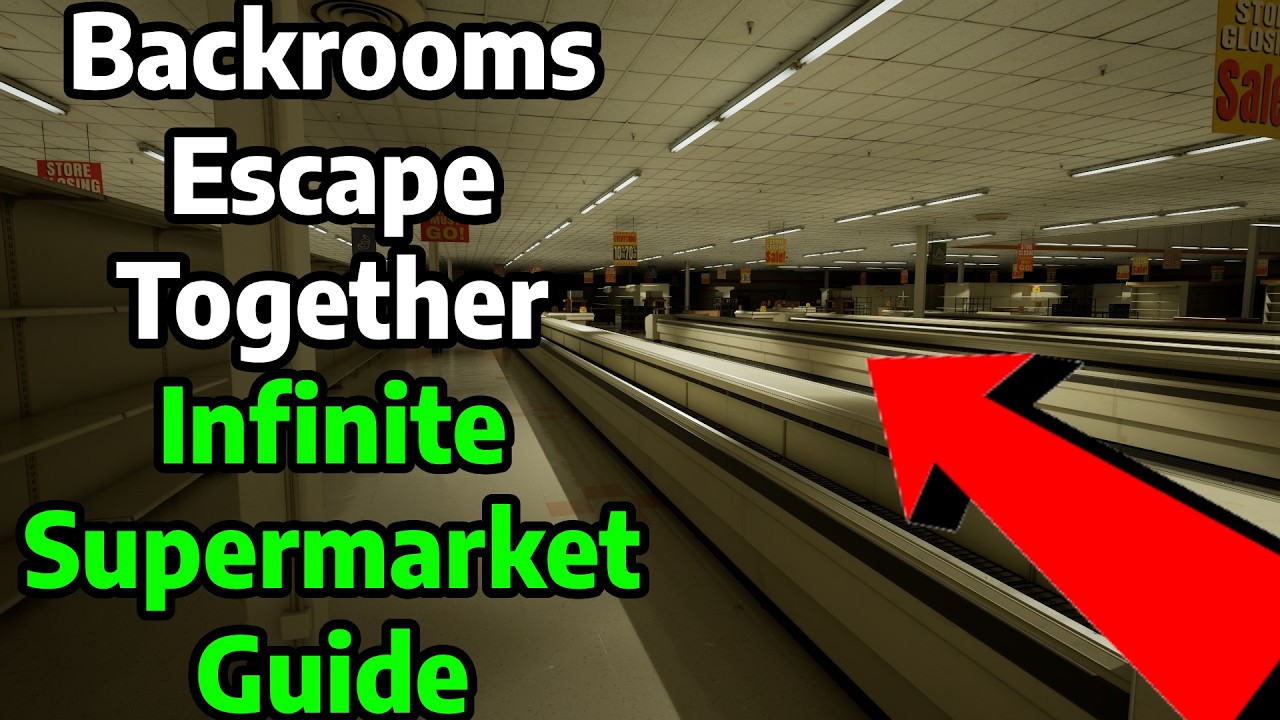 Level 232 Infinite Supermarket Guide and Walkthrough | Backrooms: Escape Together