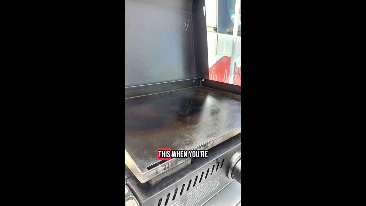 Change the way you clean your griddle!