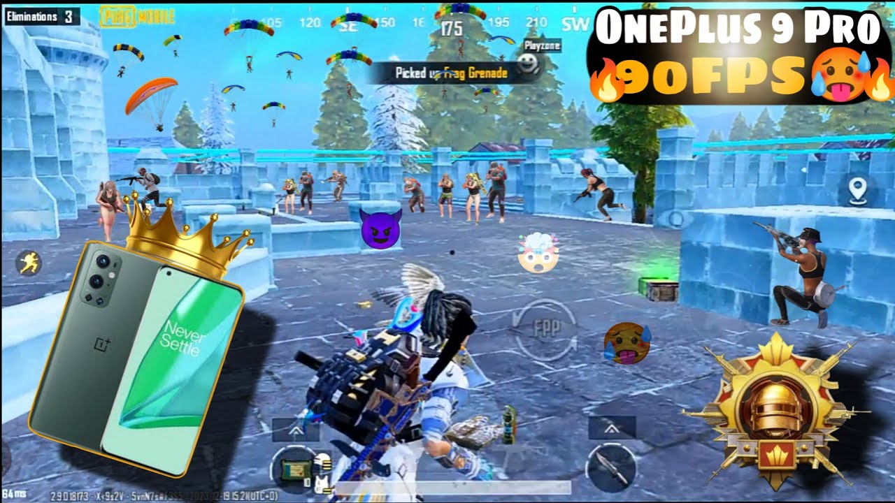 OMG😱!! OnePlus 9 Pro Smooth Plus 90FPS🤯 Pubg test in 2024 Zero lag % Best Livik Gameplay PUBG MOBILE