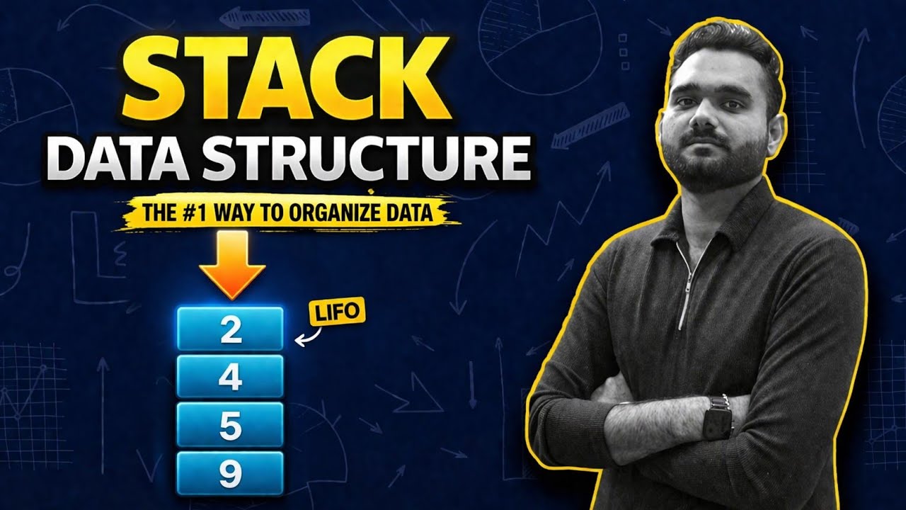 Stack in Data Structures | LIFO Explained with Real-Life Examples