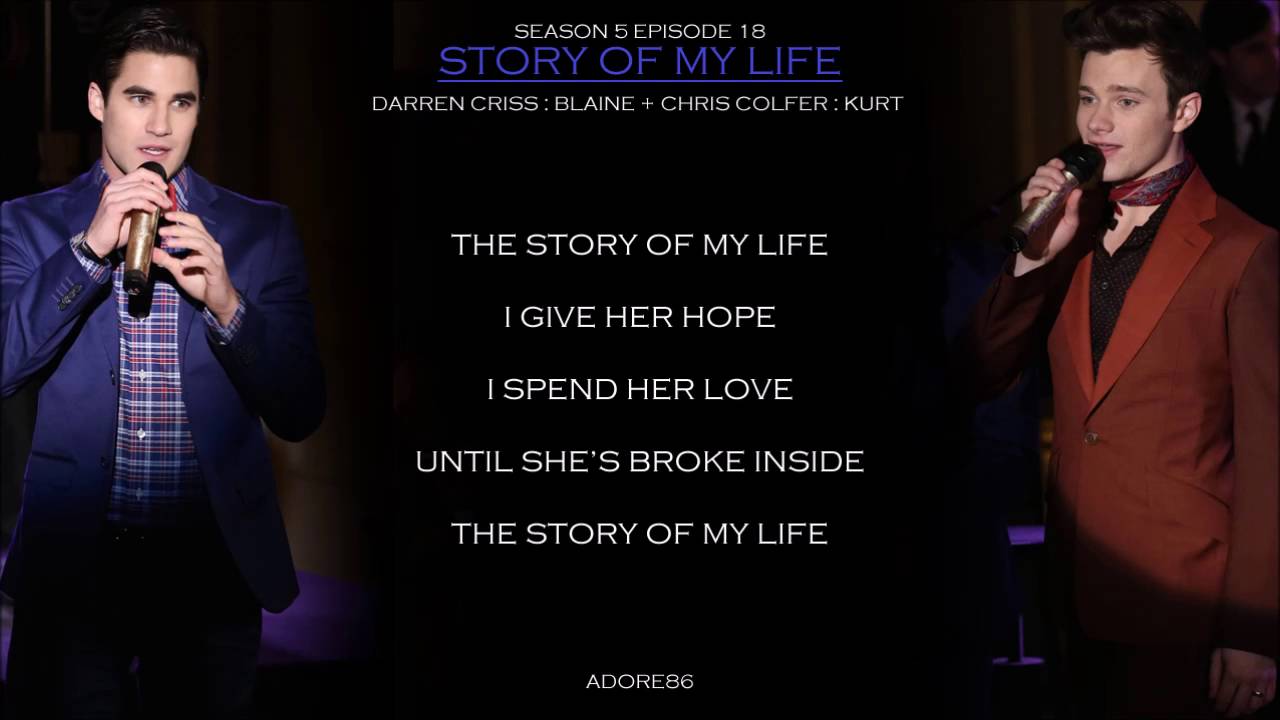 Glee _ Story Of My Life Lyrics