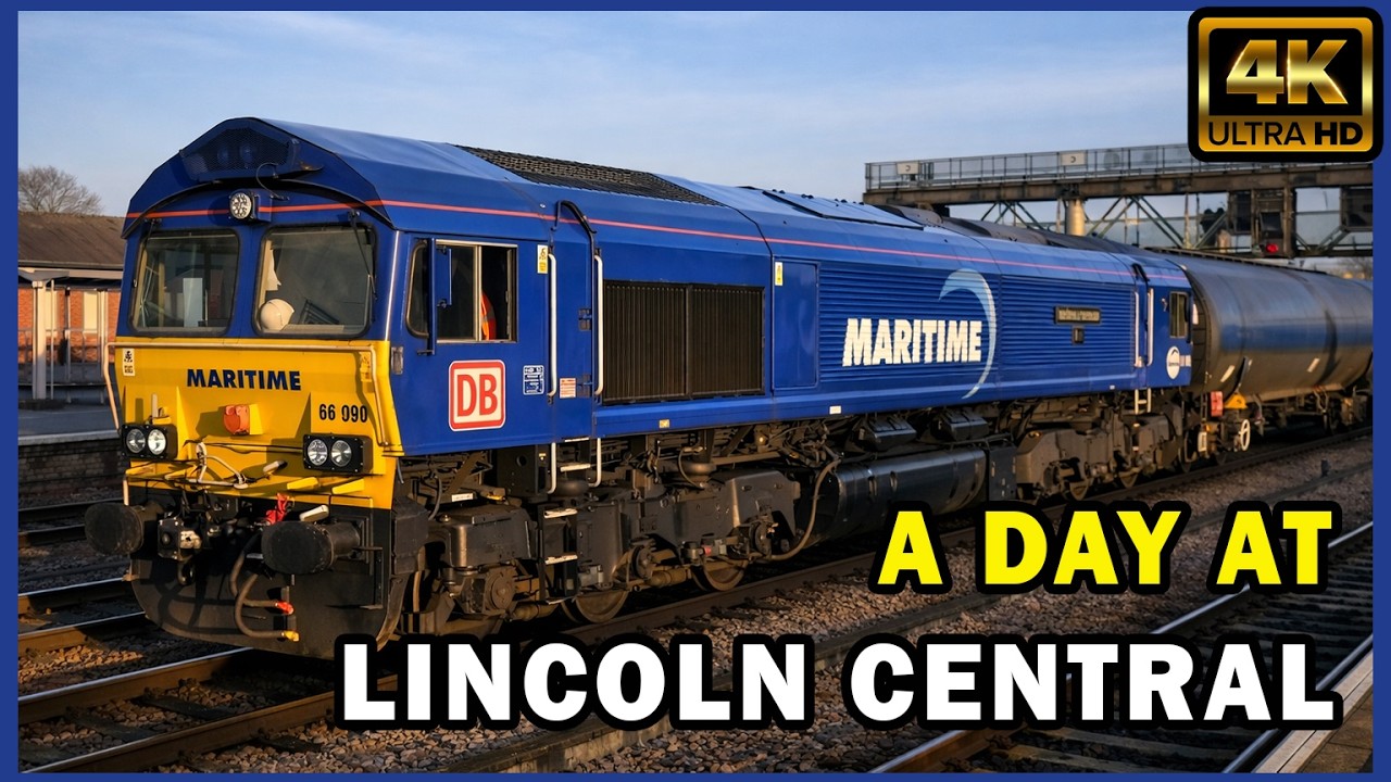 A Day at LINCOLN CENTRAL STATION Trainspotting 28/01/26 #trains