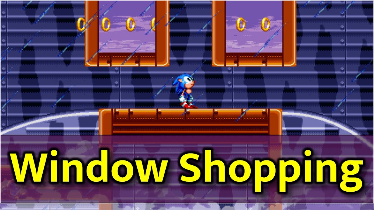 Sonic Mania - Window Shopping Trophy/Achievement