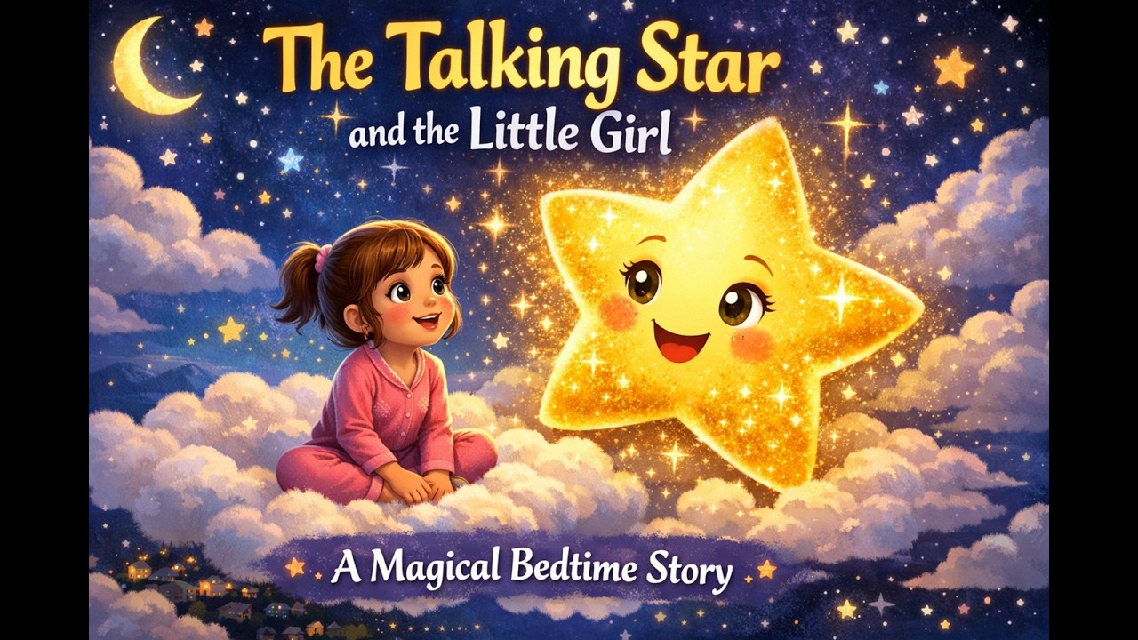 🌠 The Little Girl Who Spoke to a Star – A Magical Night You Won’t Forget! #kidsstory #storytime