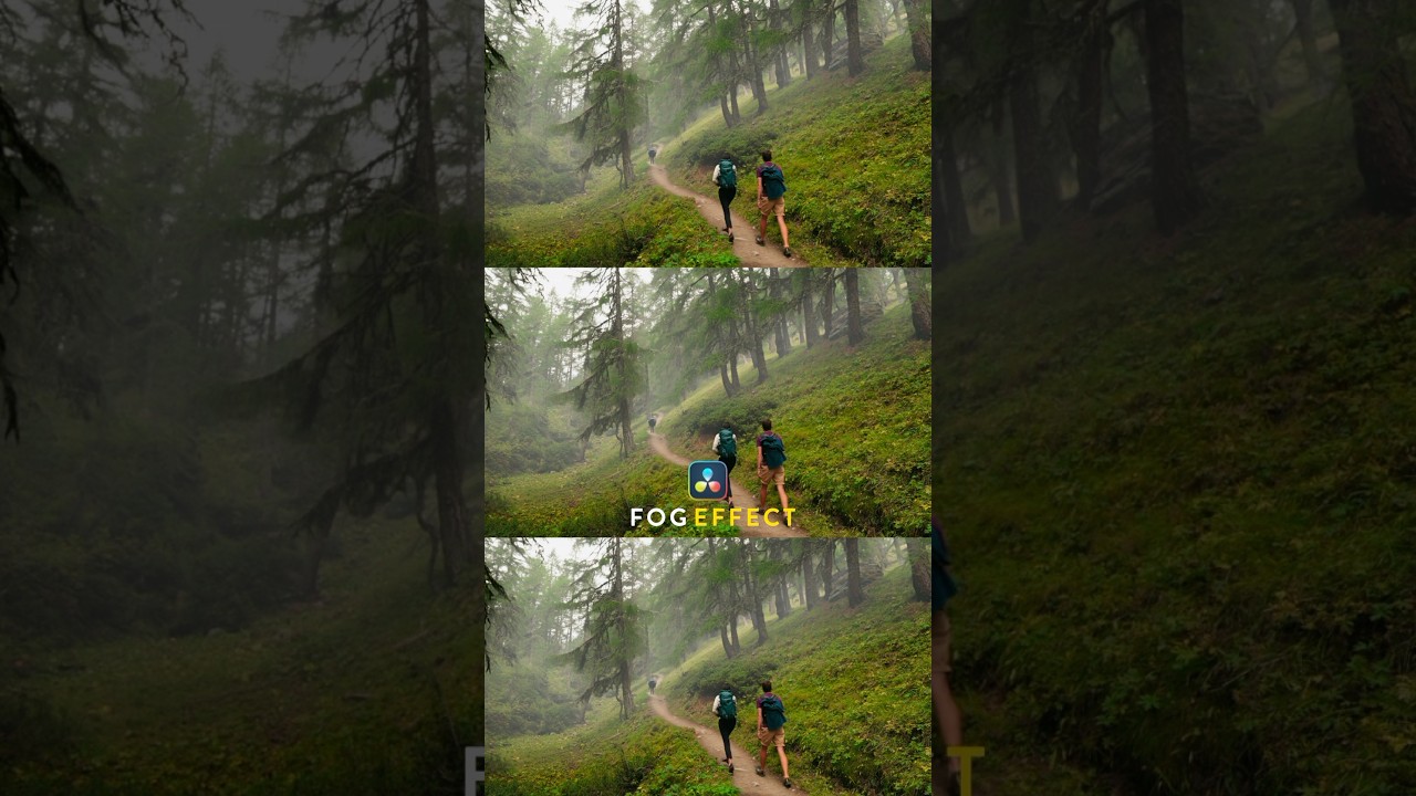 Fog effect in DaVinci Resolve 20