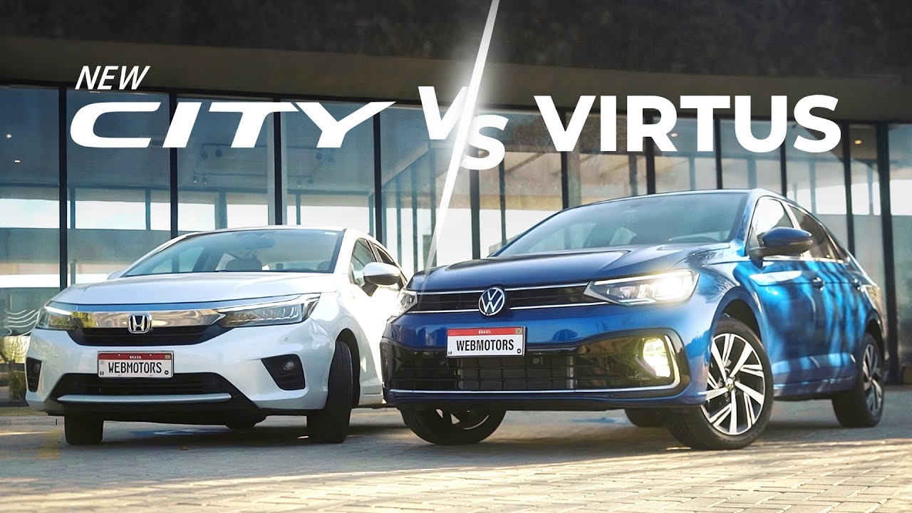 Comparativo: Honda City Sedã Touring x Volkswagen Virtus Highline - PREÇO, PORTA-MALAS E DESEMPENHO!