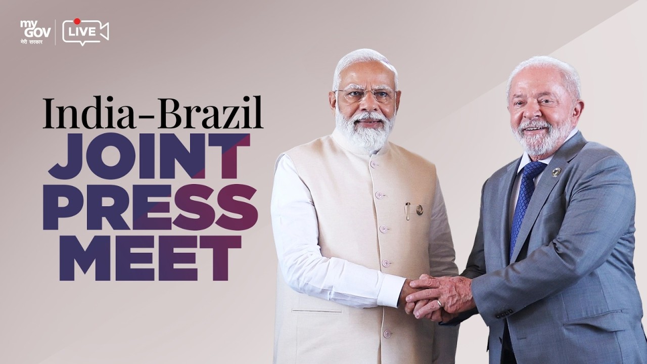 LIVE: PM Modi, President Lula of Brazil attend joint press meet at Hyderabad House, New Delhi