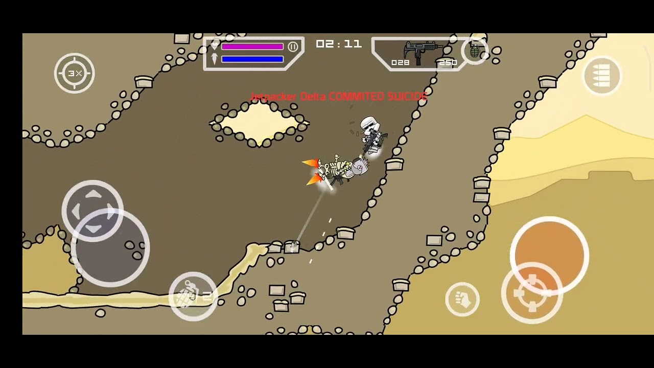 Mini Militia map: catacomb #gameplay #minimilitia #gaming 