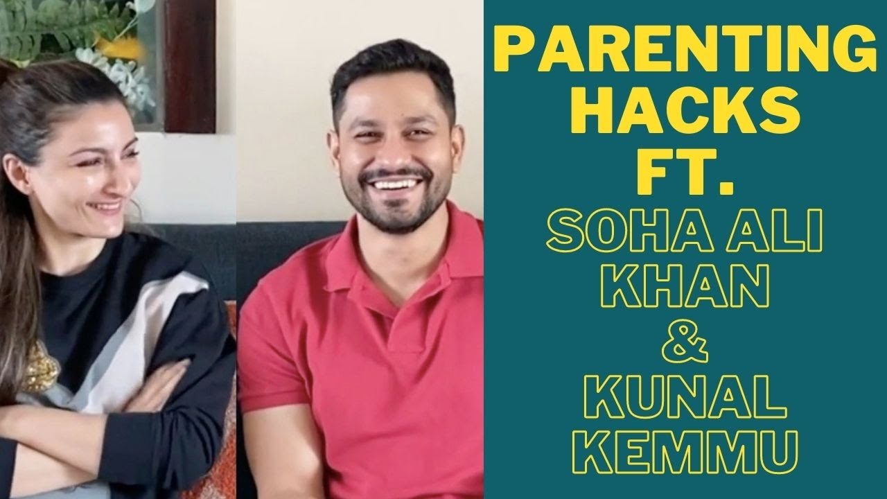9 parenting hacks from Soha Ali Khan and Kunal Kemmu