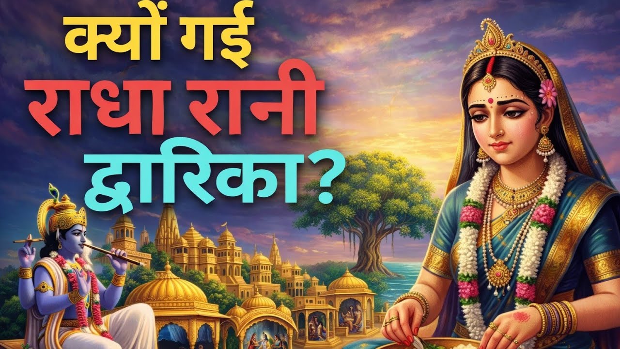 क्यों छोड़ आई राधा रानी द्वारिका? |Radha Krishna Emotional Story। राधा कृष्ण प्रेम कथा#radha#krishna