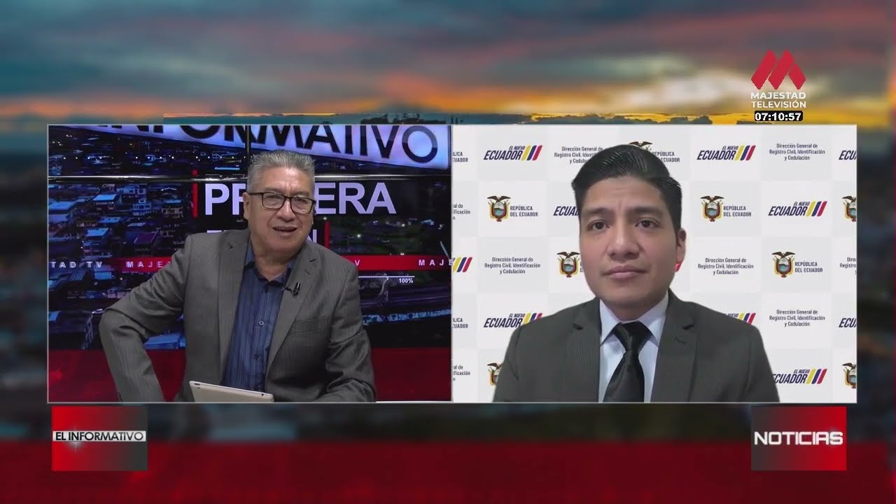 Joseph Delgado: Avances del Registro Civil en Santo Domingo | El Informativo  | Majestad Tv