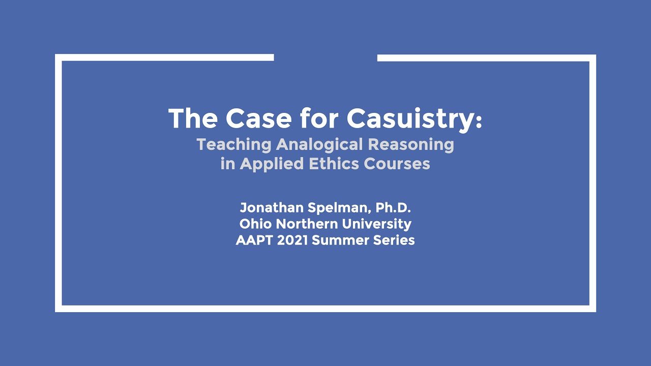 The Case for Casuistry