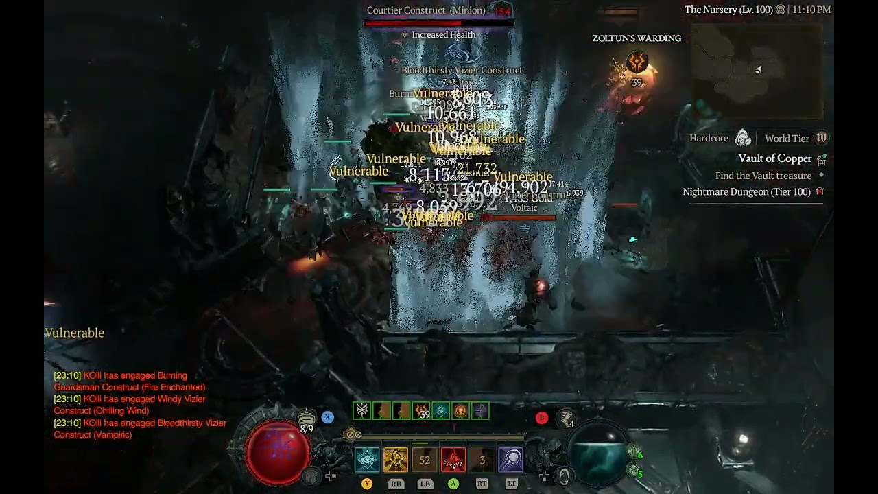 Diablo IV - Season 3 Hardcore - Pure Minionmancer (Tier100 Vault)