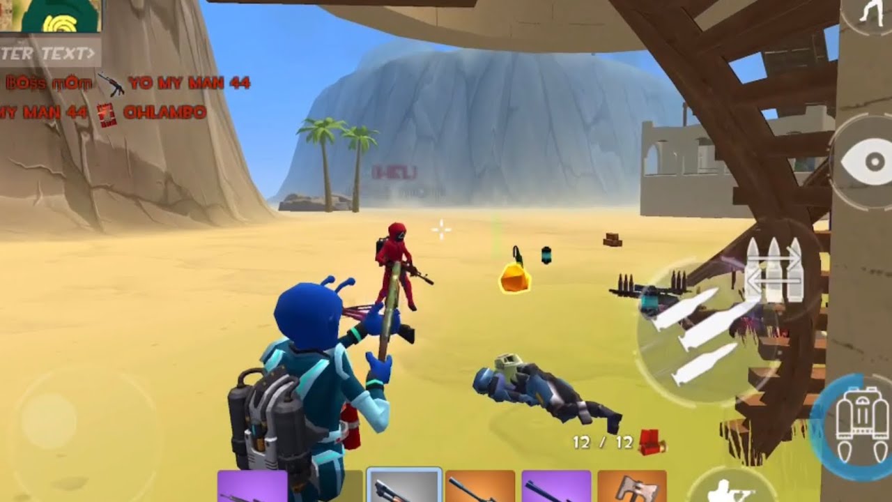 Rocket Royale I KILLED SQUID GAME SKIN AGAIN WITH SAWED OFF SHOTGUN - Android Gameplay #628