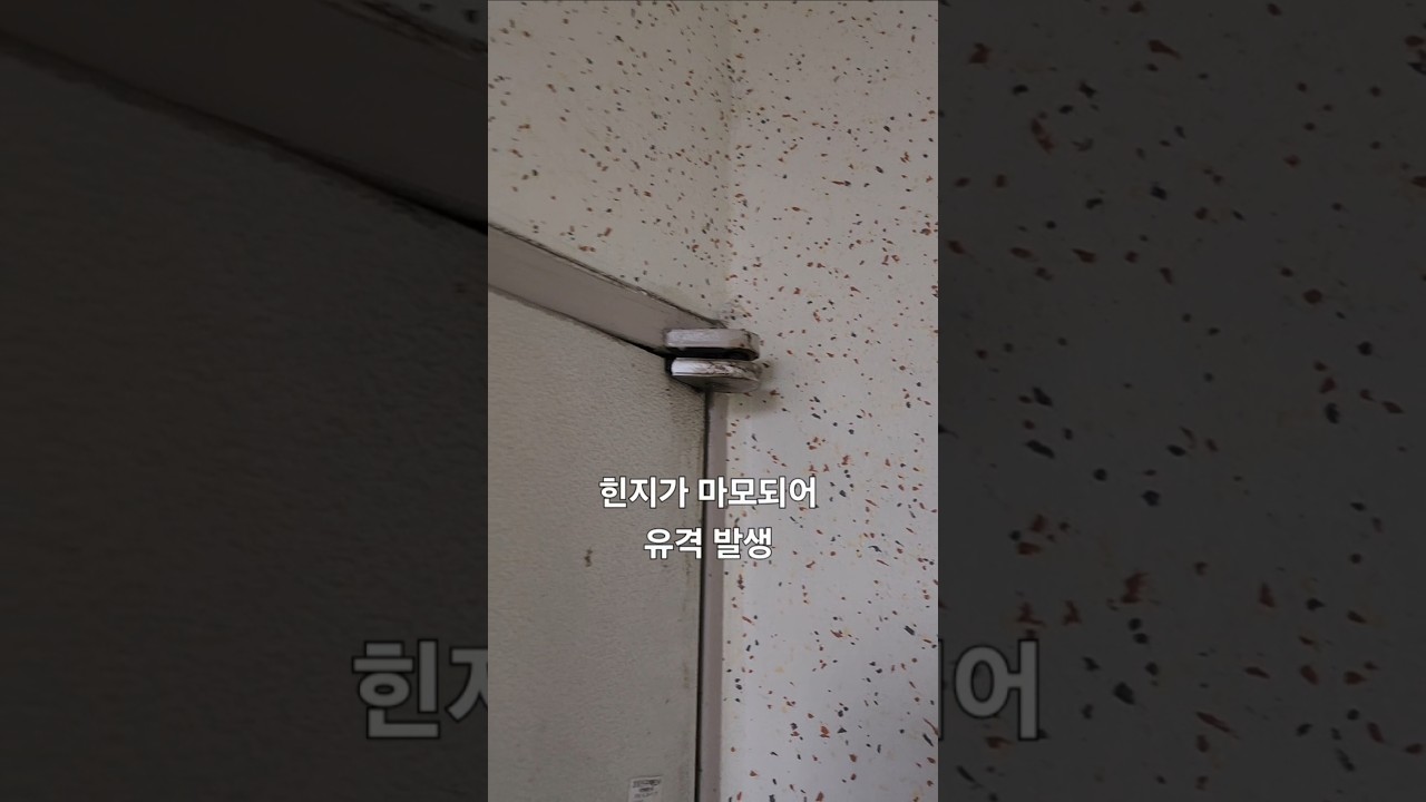 현관문 처짐. 힌지 교환 #셀프 #힌지 #현관문 #방화문