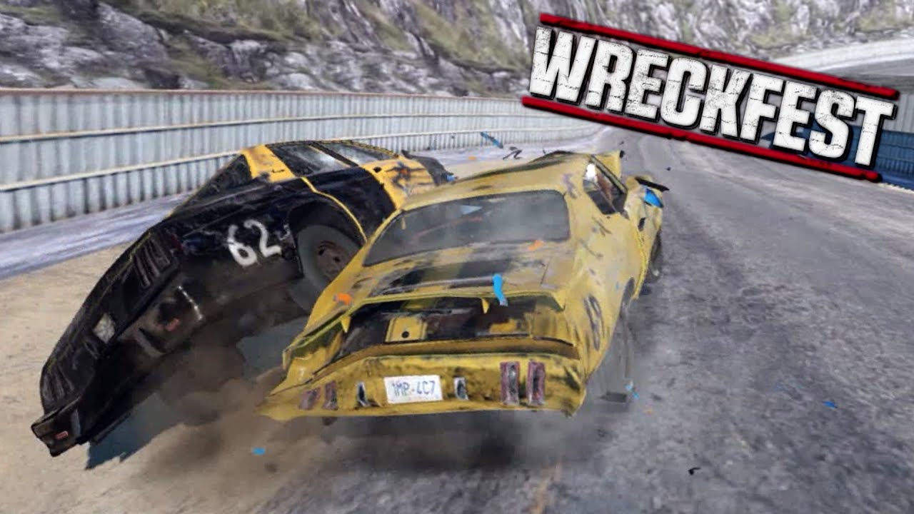 Wreckfest Mod: Chalk Canyon from Destruction Derby 2!