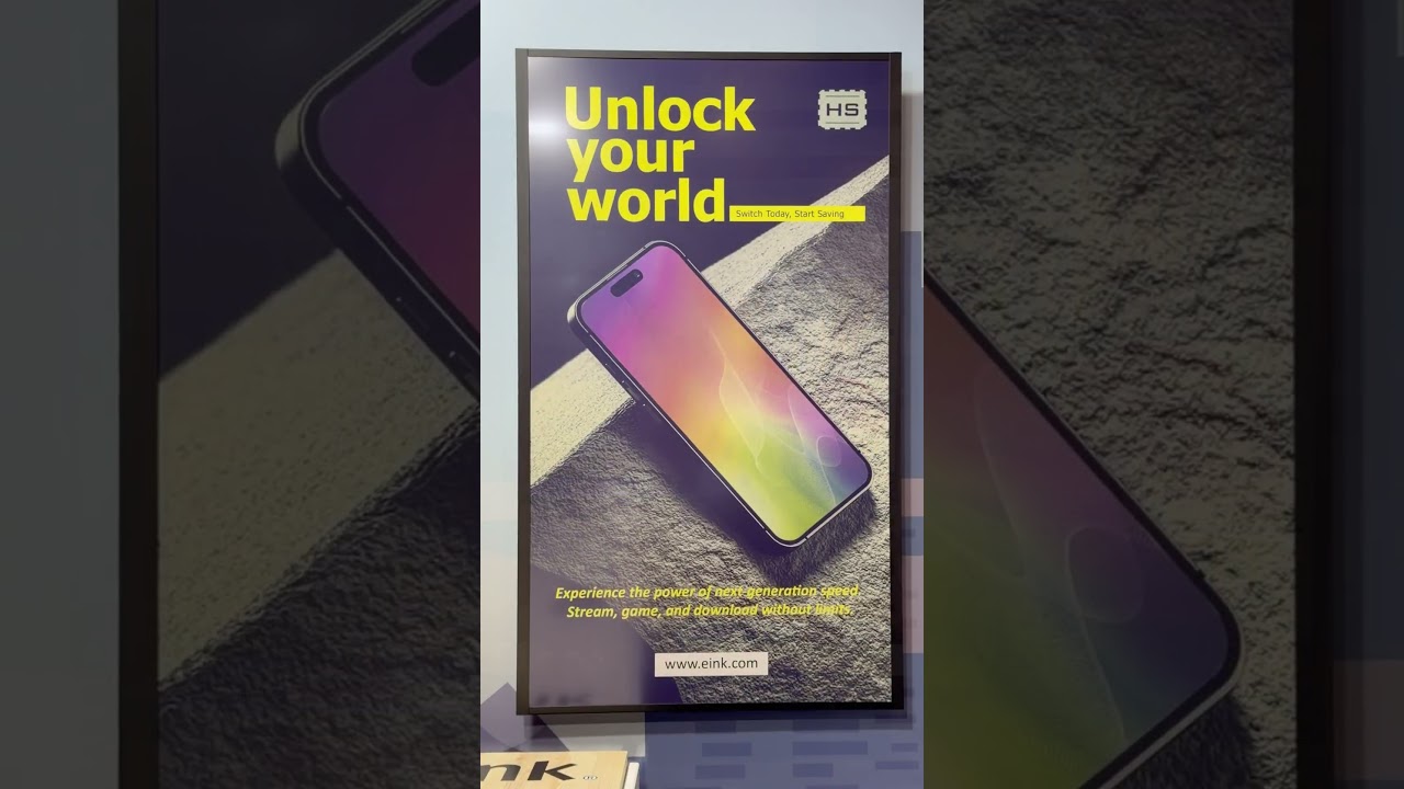 E Ink Marquee is making a major impact at #ISE2026!