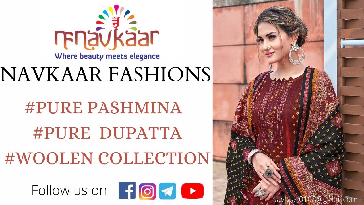 PURE PASHMINA|WOOLEN SUITS|PURE DUPATTA|KHOOBSURAT COLLECTION