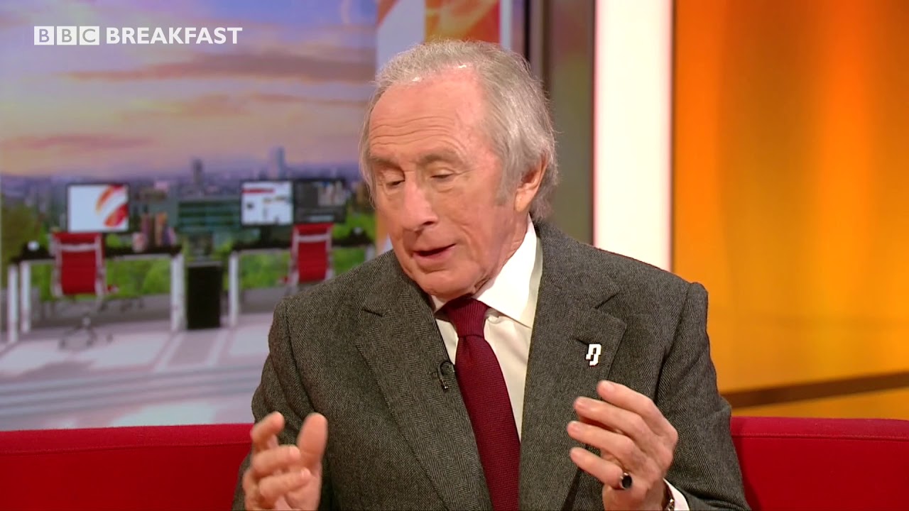 Sir Jackie Stewart tells BBC Breakfast about his wife's battle with dementia