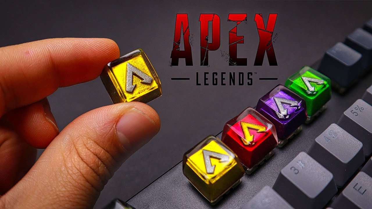 Набор самодельных колпачков для клавиш Apex Legends | Из смолы