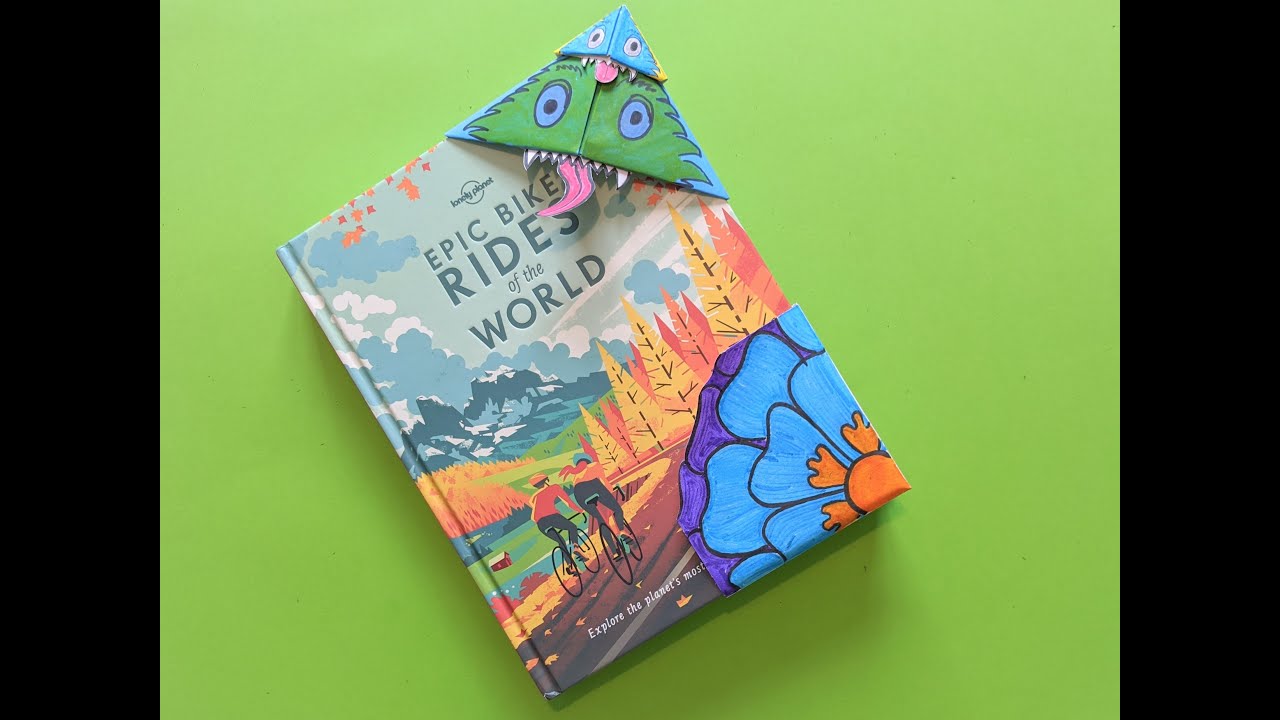 Mr W's Tutorials, How To Make An Origami Book Mark (Kids Crafts)