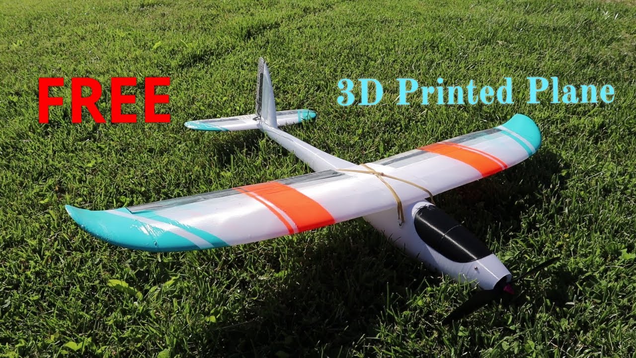 FREE 3D Printed Plane Eclipson Model A!!!