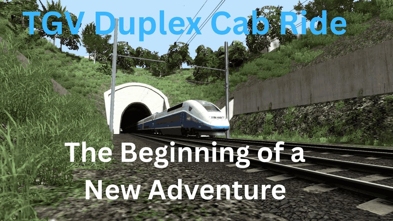 TGV Duplex Cab Ride: The Beginning of a New Adventure (Headphones Recommended🎧)