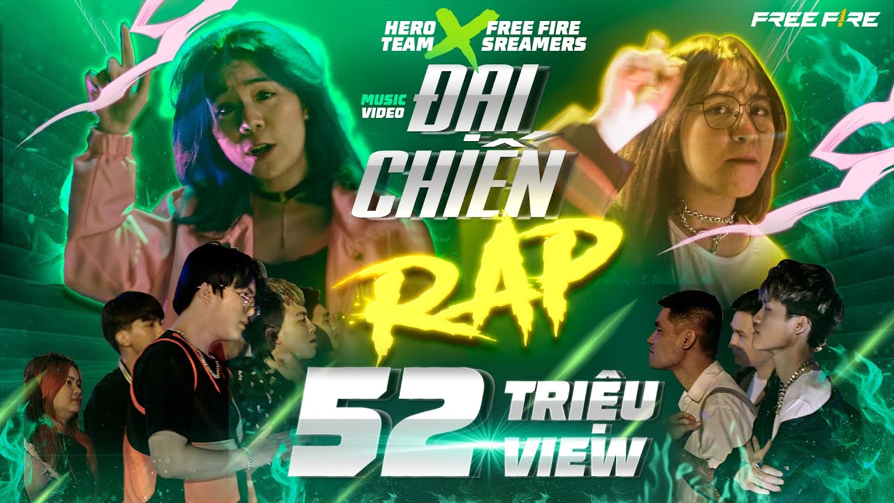 ĐẠI CHIẾN RAP: @heroteam.official x STREAMERS FREE FIRE | MÈO SIMMY x CÔ NGÂN [OFFICAL MV]