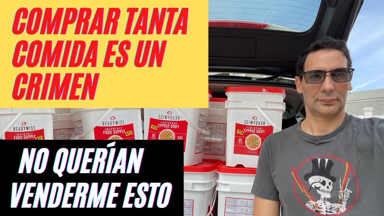 SE NEGARON A VENDER TANTA CANTIDAD DE ALIMENTOS DE EMERGENCIA, Preppers