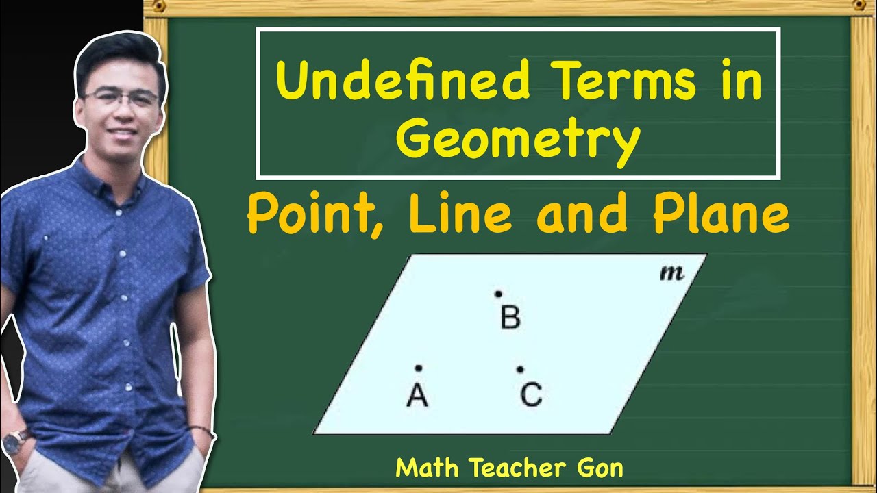 Undefined Terms in Geometry - Point, Line and Plane | GRADE 7 WEEK 1(3rd Quarter) @Math Teacher Gon