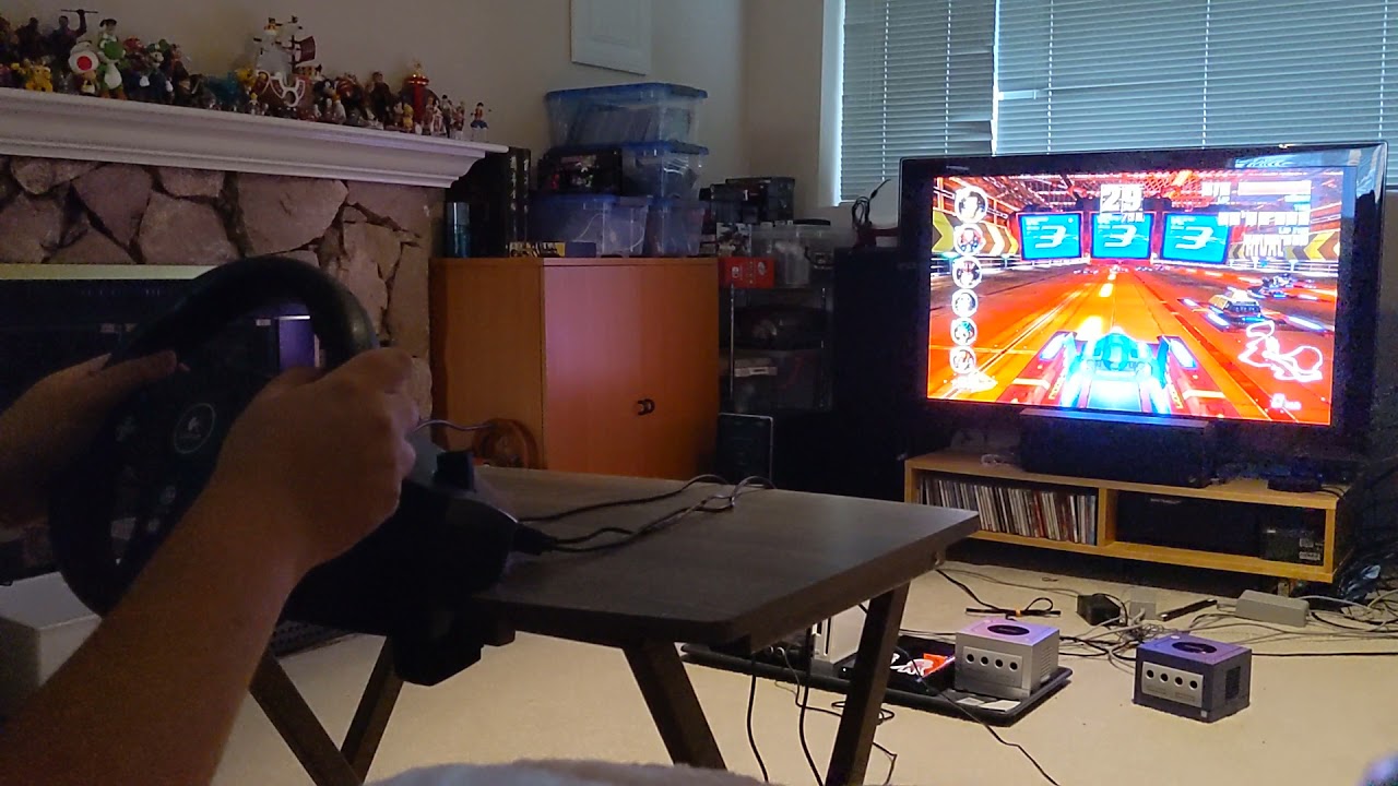 F-Zero GX -  GCN Logitech Force Feedback Demonstration