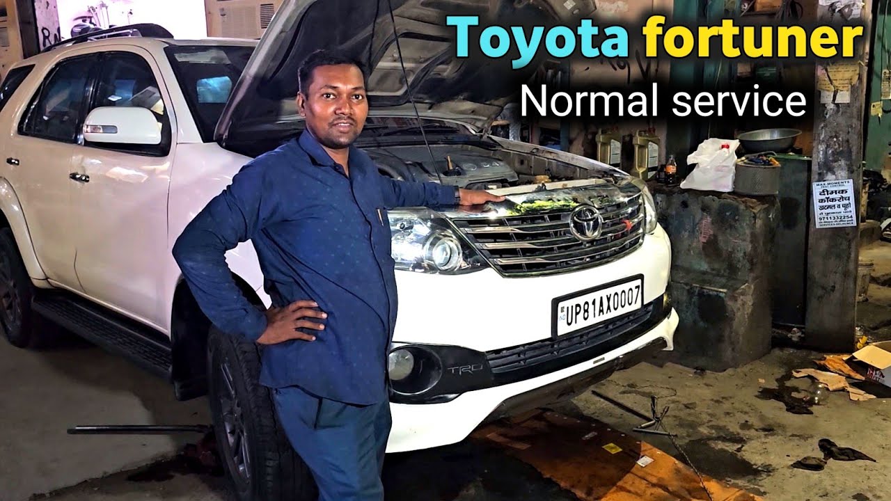 Toyota fortuner normal service by @mukeshchandragond