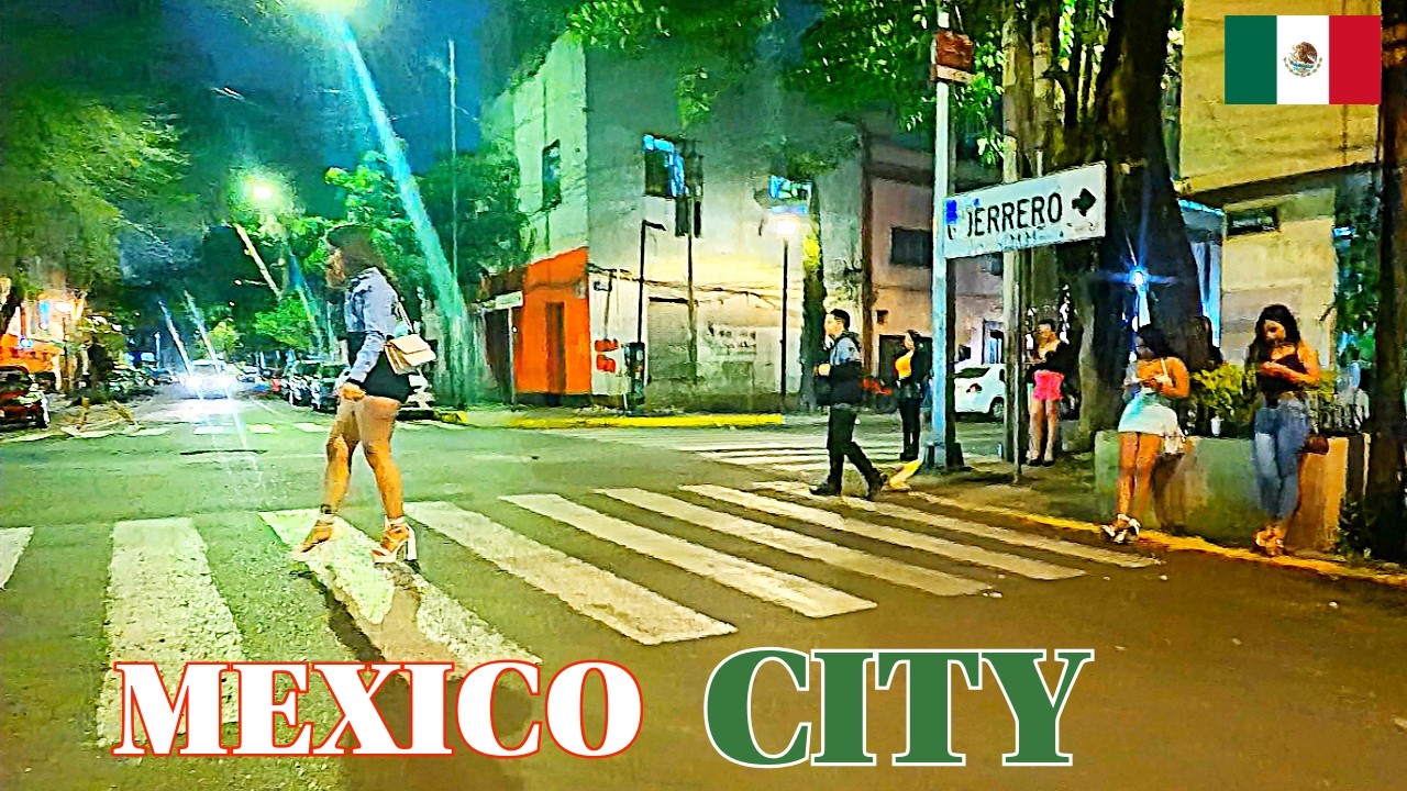 🌃🚶‍♀️🇲🇽 Metro Hidalgo After Dark: A 4K Walking Tour!