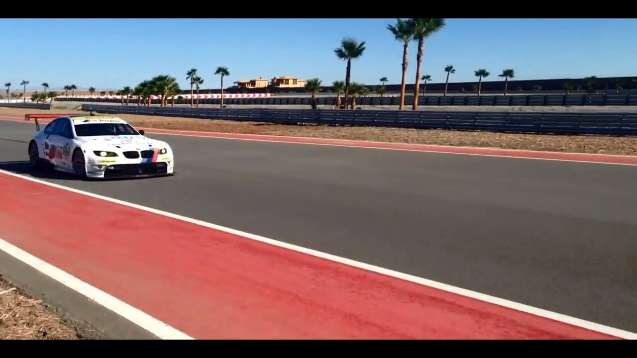 BMW E92 M3 GT2 ALMS Race Car 120+ MPH Fly By!