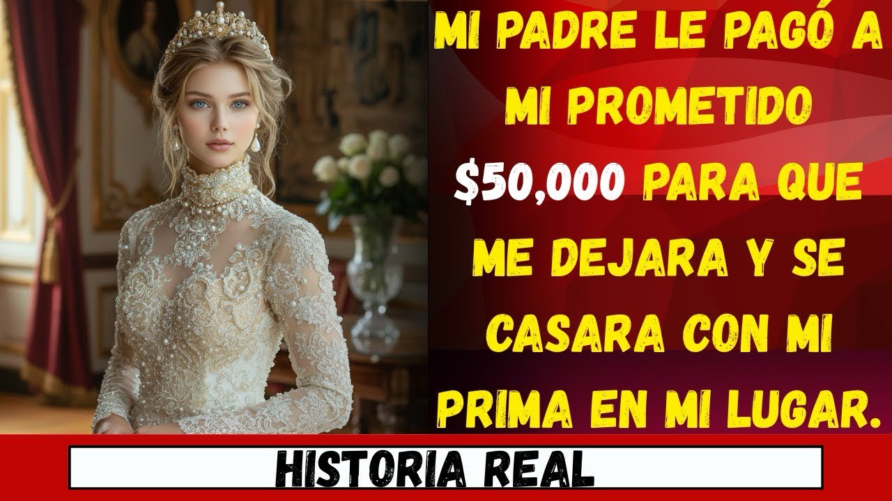Mi padre le pagó a mi prometido $50,000 para que me dejara y se casara con mi prima en mi lugar….