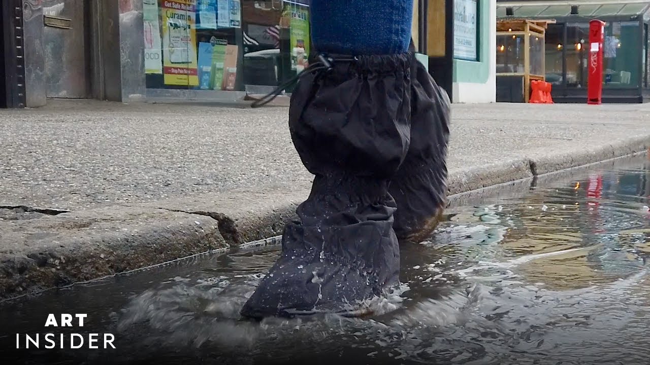 Shoe Covers Create Instant Rain Boots
