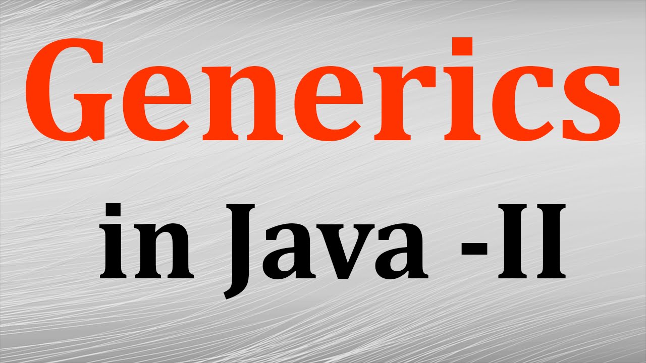 Generics in java  # 2 - Declaration and Instantiation of Generics code | java9s