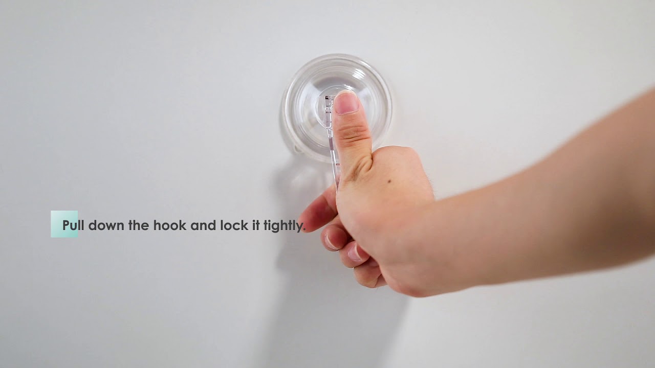 LUXEAR Suction Cup Hooks, Powerful Suction Hooks