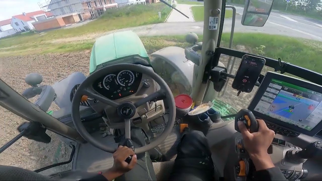 [GoPro] Cab View | Maisland Kreiseln 2023 | John Deere 6215R & Kverneland 5m Kreiselegge