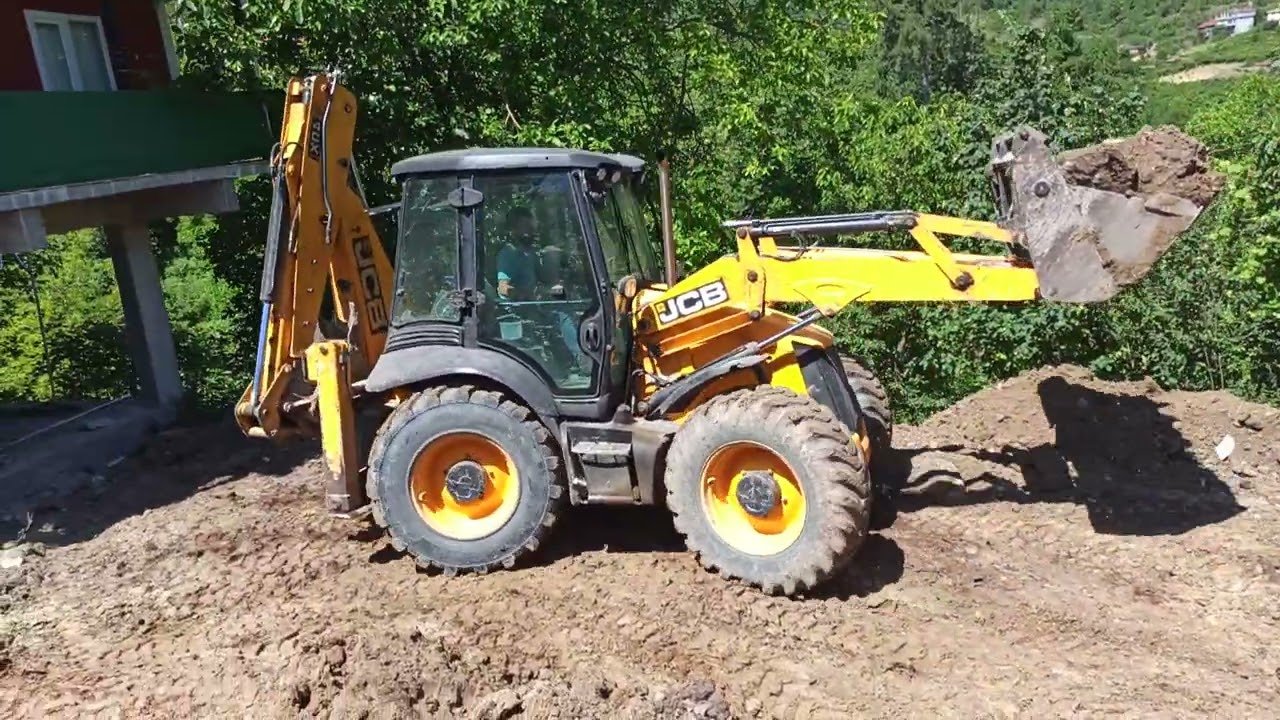JCB 4CX Kepçe |Temel açma |Çevre düzenleme |Tesviye |Foundation opening |Landscaping |Leveling Part2