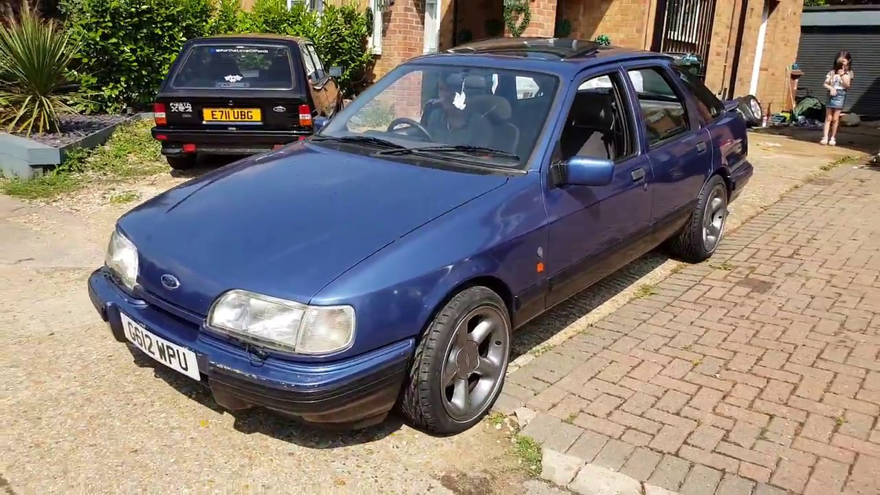 THE FIRST DRIVE!!!! ford sierra xr4x4 2.9